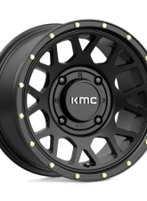 KMC KS135 Grenade Wheel 15x6 4x137 38mm Satin Black                                     - KS13556048738 - Image 4