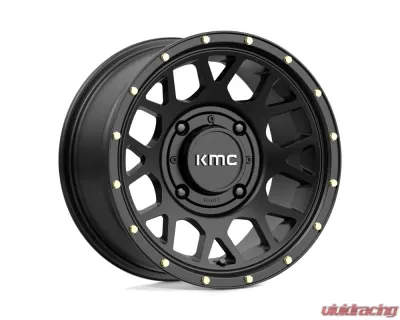 KMC KS135 Grenade Wheel 15x6 4x137 38mm Satin Black - KS13556048738
