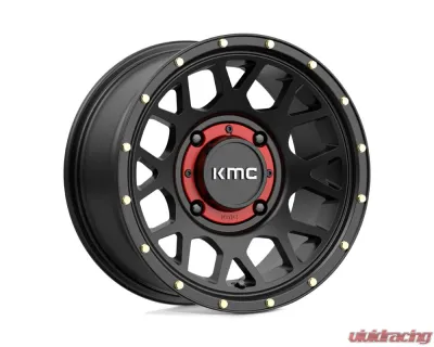 KMC KS135 Grenade Wheel 15x6 4x137 38mm Satin Black - KS13556048738
