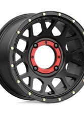 KMC KS135 Grenade Wheel 15x6 4x137 38mm Satin Black                                     - KS13556048738 - Image 4