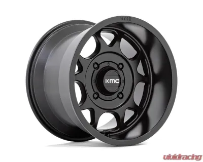 KMC KS137 Toro S UTV Wheel 15x7 4x137 10mm Satin Black - KS137MX15704810