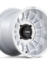 KMC KS138 Impact UTV Wheel 15x10 4x137 0mm Silver w/ Machined Face                                     - KS138SD15104800 - Image 3