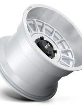 KMC KS138 Impact UTV Wheel 15x10 4x137 0mm Silver w/ Machined Face                                     - KS138SD15104800 - Image 2