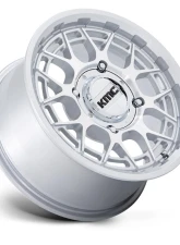 KMC KS139 Technic UTV Wheel 15x7 4x156 38mm Gloss Silver Machined                                     - KS139SD15704438 - Image 2