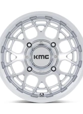 KMC KS139 Technic UTV Wheel 15x7 4x156 38mm Gloss Silver Machined                                     - KS139SD15704438 - Image 3