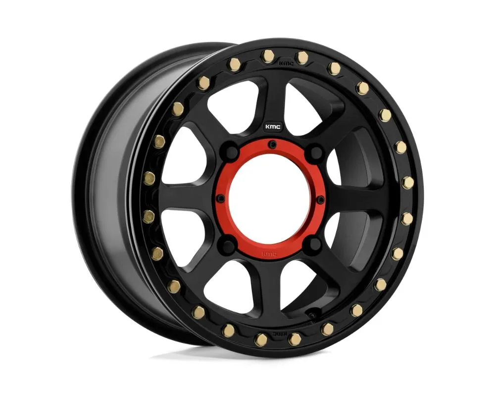 KMC KS234 Addict 2 Beadlock Wheel 15x6 4x156 38mm Satin Black - KS23456044738