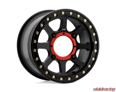 KMC KS234 Addict 2 Beadlock Wheel 15x6 4x137 38mm Satin Black - KS23456048738