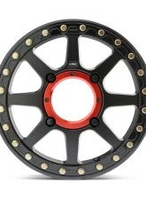 KMC KS234 Addict 2 Beadlock Wheel 15x6 4x137 38mm Satin Black                                     - KS23456048738 - Image 2