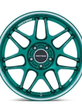MOTEGI Racing MR158 Tsubaki Wheel 18x9.5 5X114.3 15 Hokkaido Green w/Machined Lip                                     - MR158ED18951215 - Image 3