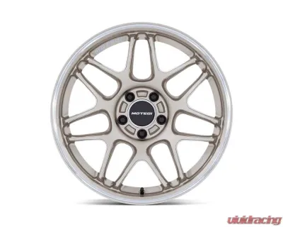 MOTEGI Racing MR158 Tsubaki Wheel 18x9.5 5X114.3 15 Motorsport Gold w/Machined Lip - MR158GD18951215