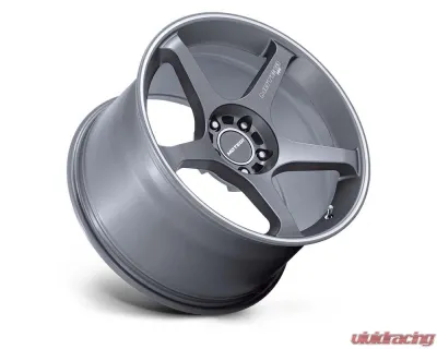 MOTEGI Racing MR159 Battle V Wheel 18x9.5 5X114.3 15 Gunzilla w/Machined Lip Stripe - MR159AD18951215
