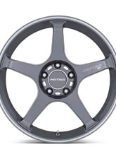 MOTEGI Racing MR159 Battle V Wheel 18x9.5 5X114.3 15 Gunzilla w/Machined Lip Stripe                                     - MR159AD18951215 - Image 3