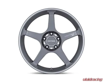 MOTEGI Racing MR159 Battle V Wheel 18x9.5 5X114.3 15 Gunzilla w/Machined Lip Stripe - MR159AD18951215