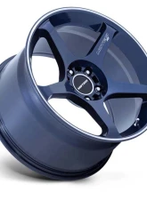 MOTEGI Racing MR159 Battle V Wheel 18x9.5 5X114.3 15 Obsidian Blue w/Machined Lip Stripe                                     - MR159LD18951215 - Image 2