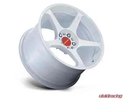MOTEGI Racing MR159 Battle V Wheel 18x9.5 5X114.3 15 Matsuri White Pearl w/Machined Lip Stripe - MR159WD18951215