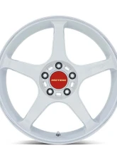 MOTEGI Racing MR159 Battle V Wheel 18x9.5 5X114.3 15 Matsuri White Pearl w/Machined Lip Stripe                                     - MR159WD18951215 - Image 3