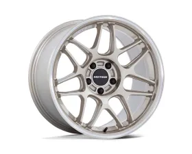 MOTEGI Racing MR158 Tsubaki Wheel 18x9.5 5X114.3 15 Motorsport Gold w/Machined Lip