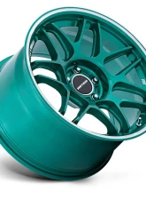 MOTEGI Racing MR158 Tsubaki Wheel 18x10.5 5x120 25 Hokkaido Green w/Machined Lip                                     - MR158ED18055225 - Image 2