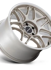 MOTEGI Racing MR158 Tsubaki Wheel 18x8.5 5x112 42 Motorsport Gold w/Machined Lip                                     - MR158GD18855742 - Image 2