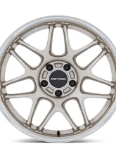 MOTEGI Racing MR158 Tsubaki Wheel 18x8.5 5x112 42 Motorsport Gold w/Machined Lip                                     - MR158GD18855742 - Image 3