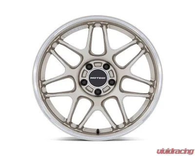 MOTEGI Racing MR158 Tsubaki Wheel 18x8.5 5x112 42 Motorsport Gold w/Machined Lip - MR158GD18855742
