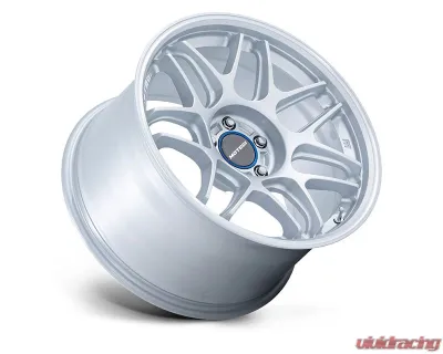 MOTEGI Racing MR158 Tsubaki Wheel 18x8.5 5x108 42 Hyper Silver w/Machined Lip - MR158SD18853042