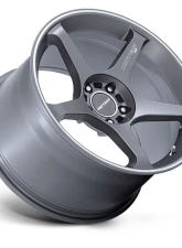 MOTEGI Racing MR159 Battle V Wheel 17x8.5 5x114.3 35mm Gunzilla w/Machined Lip Stripe                                     - MR159AD17851235 - Image 2