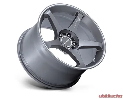MOTEGI Racing MR159 Battle V Wheel 17x8.5 5x114.3 35mm Gunzilla w/Machined Lip Stripe - MR159AD17851235