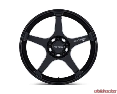 MOTEGI Racing MR159 Battle V Wheel 17x8.5 5x100 30mm Blackbird Metallic - MR159BX17855M30