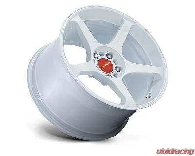 MOTEGI Racing MR159 Battle V Wheel 18x10.5 5x114.3 35mm Matsuri White Pearl w/Machined Lip Stripe - MR159WD18051235
