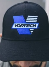 Vortech One Size Fits All Black Vortech Logo Snap Back Hat                                     - 8097 - Image 3