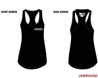 Vortech Medium Black Vortech Logo Women's Tank Top - 8308