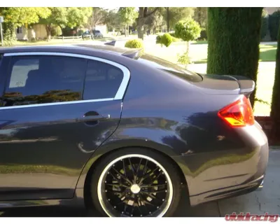 Stillen Roof Wing Matte Black Infiniti G35 Sedan 2007-2008 - 103860MB