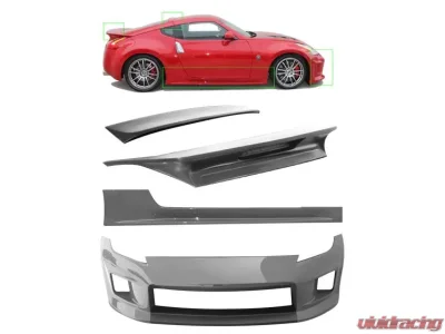 Stillen 6-Piece Polyurethane Body Kit with Roof and Rear Wings Nissan 370Z Z34 2009-2020 - KB11120KT2