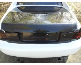 Advan Carbon OEM Design Carbon Fiber Trunk License Plate Garnish Honda Del Sol 1993-1998