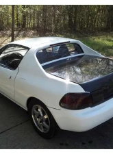 Advan Carbon OEM Design Carbon Fiber Trunk License Plate Garnish Honda Del Sol 1993-1998                                     - BKHD93-AC209RGC - Image 3