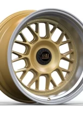 DTM Raderwerkz WB10 Wheel 18x9.5 5x120 -30mm Matte Gold                                     - WB10GL18X9.55X120ET-30CB741 - Image 2