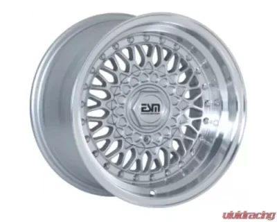 ESM ESM-002R Wheel 16x9 4x100|5x100 +15mm Silver | Machine Lip - ESM002RSL16X94X1005X100ET15CB571