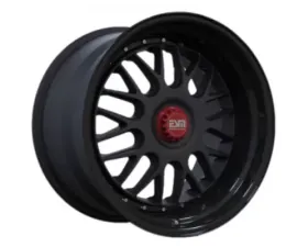 ESM ESM-004M Wheel 19X11 5X120|5X114.3 +22mm Matte Black | Gloss Black Lip