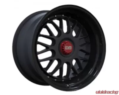 ESM ESM-004M Wheel 19X11 5X120|5X114.3 +22mm Matte Black | Gloss Black Lip - ESM004MMGB19X115X1205X114.3ET22CB74.1