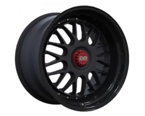 ESM ESM-004M Wheel 19X9.5 5X120|5X114.3 +22mm Matte Black | Gloss Black Lip - ESM004MMGB19X955X1205X114.3ET22CB74.1