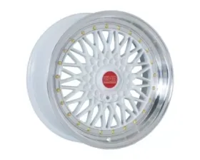 ESM ESM-002R Wheel 18x8 5x100|5x112 32mm White | Gold Rivet
