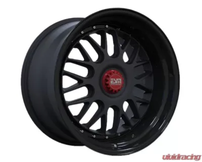 ESM ESM-004M Wheel 18x11 5x120 | 114.3 22mm Matte Black | Gloss Black Lip - ESM004MMGB18X115X1205x1143ET22CB741