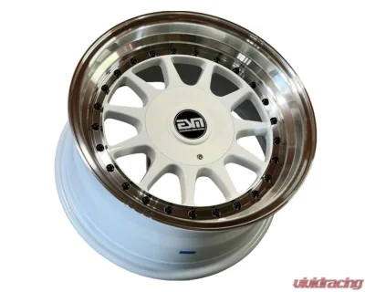 ESM ESM-003R Wheel 16x8 4x100|5x100 20mm White | Machine Lip - ESM003RWH16X84X1005X100ET20CB571