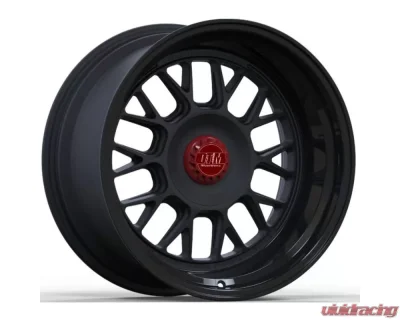 DTM Raderwerkz WB10 Wheel 18X9.5 5x120 | 5x100 -30mm Matte Black | Gloss lip - WB10MB18X9.55x120DRILL5x1003ET-30CB741