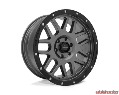 Pro Comp PA40 Vertigo Wheel 17x9 5x127 | 5x5 -6mm Dark Gray w/Black Lip - PXA2640-7973