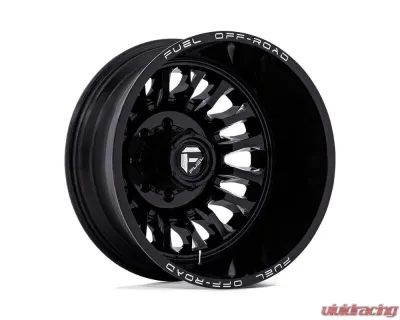FUEL Wheels D868 ARC Dually Wheel 20x8.25 8x165.1 -201mm Gloss Black Milled - D86820827225