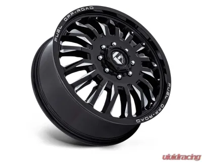FUEL Wheels D868 ARC Dually Wheel 20x8.25 8x165.1 -265mm Gloss Black Milled - D86820828D45