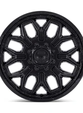 FUEL Wheels D871 Flux Dually Wheel 22x8.25 8x165.1 104mm Blackout                                     - D87122828D - Image 3