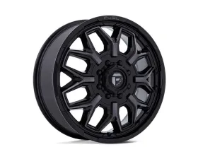 FUEL Wheels D875 Flux Dually Wheel 20x8.25 8x165.1 104mm Gloss Black Brush-Fc Gray Tint